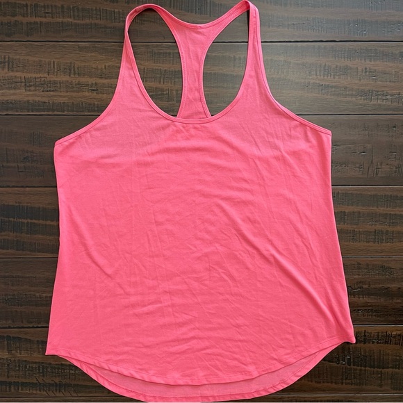 Lululuemon Coral Pink Racerback Tank Top - Picture 1 of 9